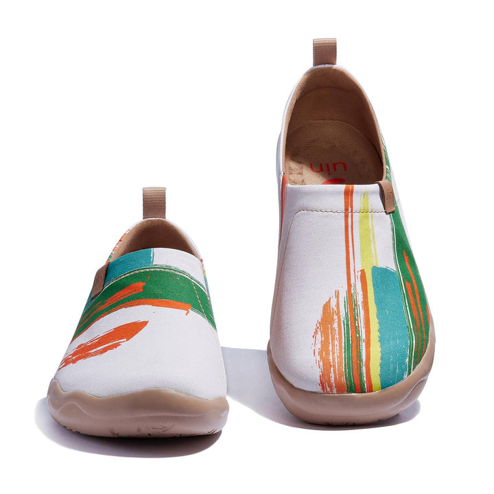 UIN Men Crimson Sunset Toledo I Men Canvas loafers