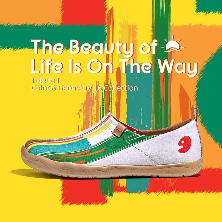 UIN Men Crimson Sunset Toledo I Men Canvas loafers