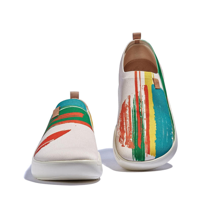 UIN Men Crimson Sunset Toledo X Men Canvas loafers