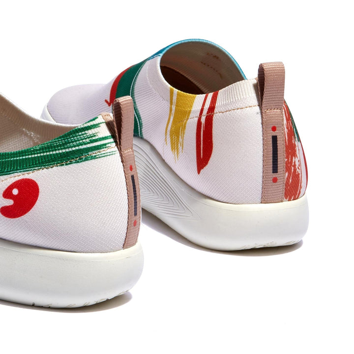 UIN Men Crimson Sunset Toledo X Men Canvas loafers