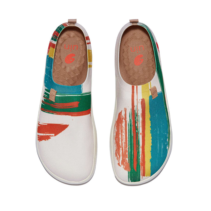 UIN Men Crimson Sunset Toledo X Men Canvas loafers