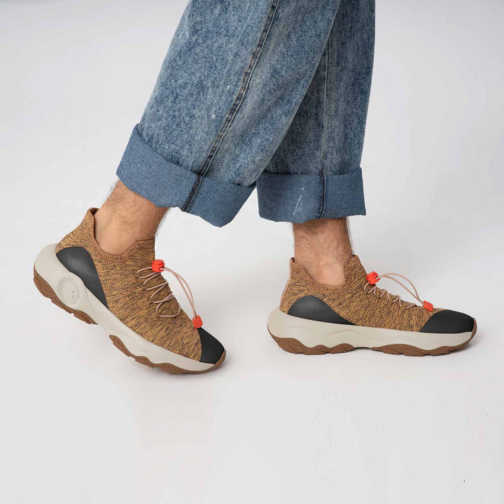 UIN Men Dark Goldenrod Cazorla I Men Canvas loafers