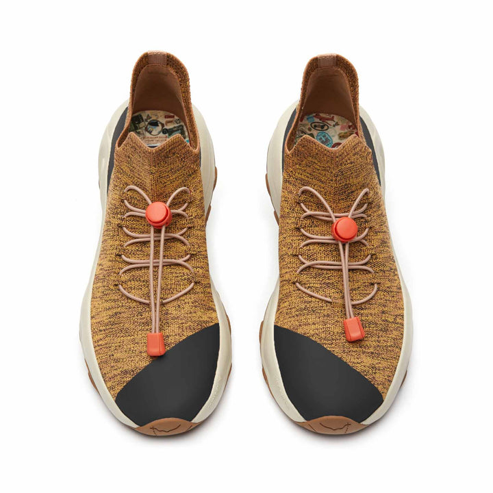 UIN Men Dark Goldenrod Cazorla I Men Canvas loafers