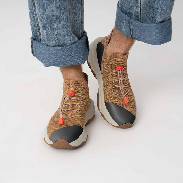 UIN Men Dark Goldenrod Cazorla I Men Canvas loafers