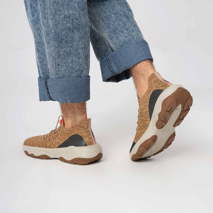 UIN Men Dark Goldenrod Cazorla I Men Canvas loafers