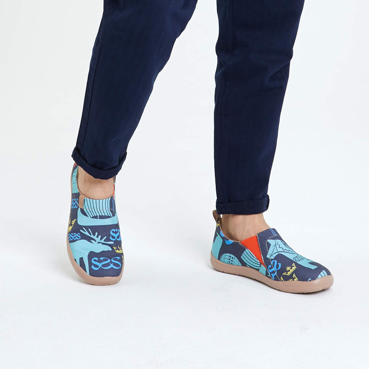 UIN Men Darla Trojan Toledo I Men Canvas loafers