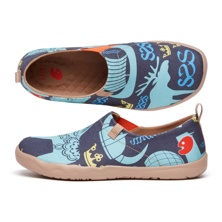 UIN Men Darla Trojan Toledo I Men Canvas loafers