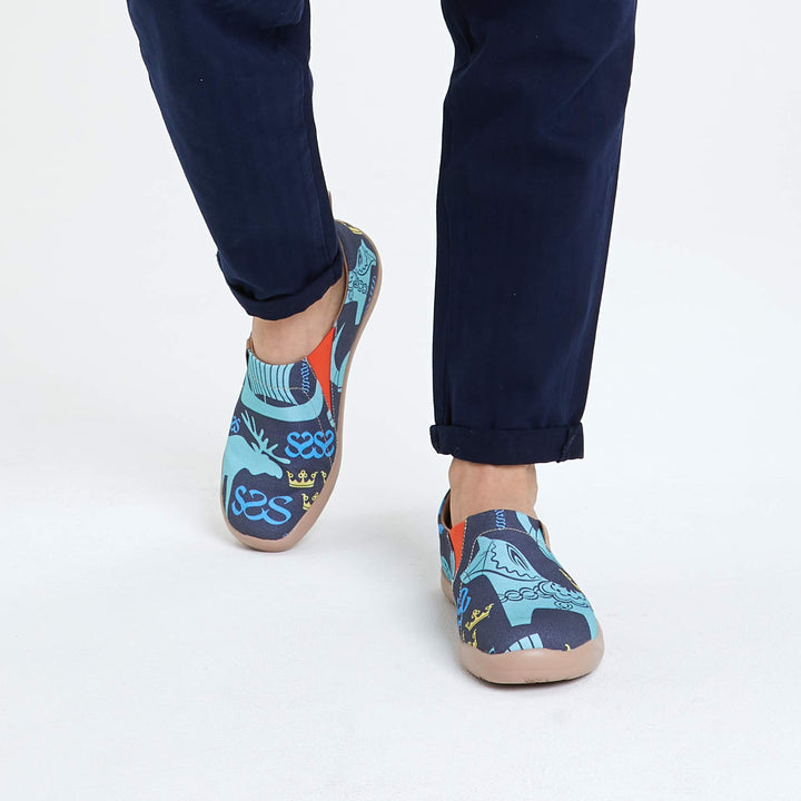 UIN Men Darla Trojan Toledo I Men Canvas loafers