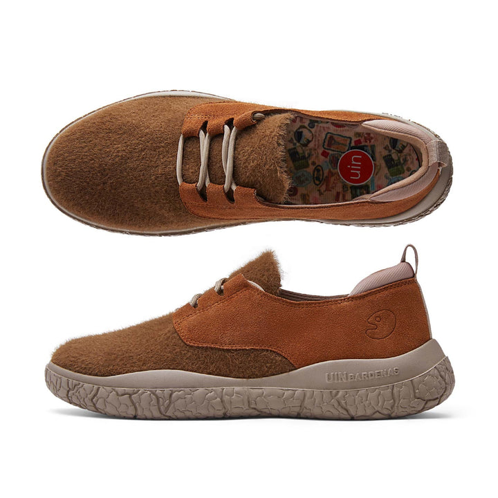 UIN Men Deep Cocoa Bardenas III Men Canvas loafers