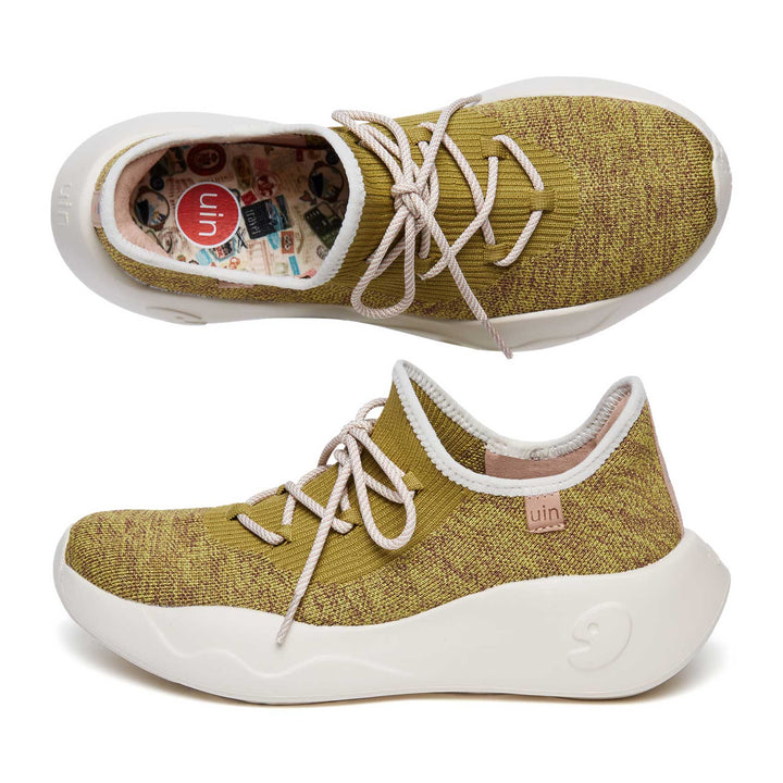 UIN Men Dijon Moss San Sebastian II Men Canvas loafers