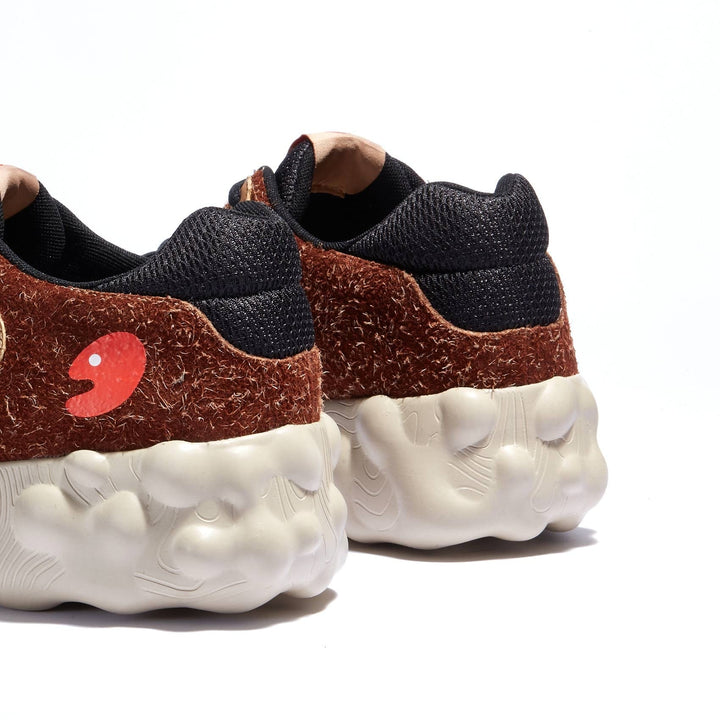 UIN Men Fluffy Brown Figueras I Men Canvas loafers