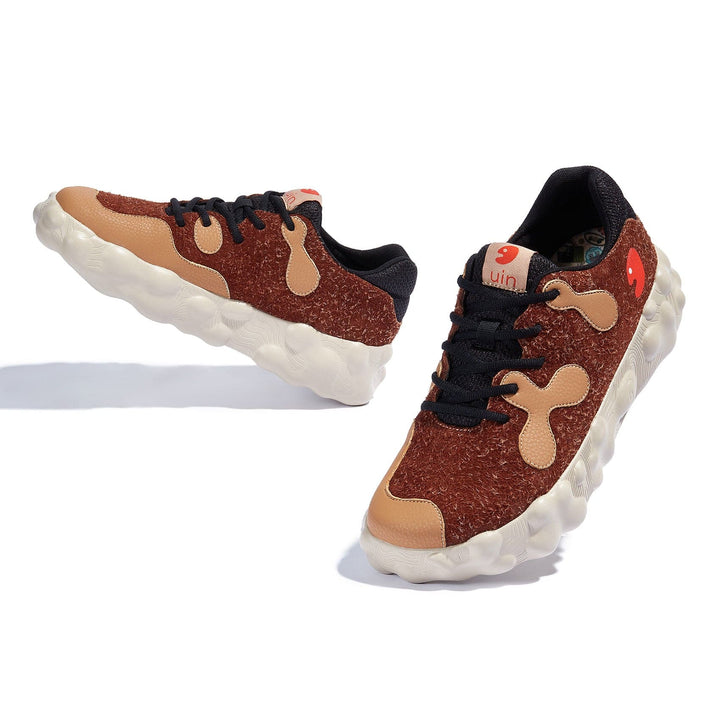 UIN Men Fluffy Brown Figueras I Men Canvas loafers