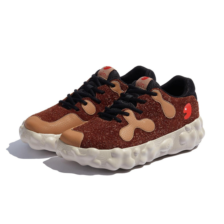 UIN Men Fluffy Brown Figueras I Men Canvas loafers