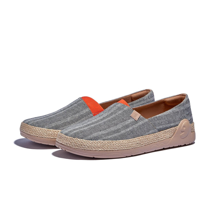 UIN Men Galaxy Grey Marbella I Men Canvas loafers