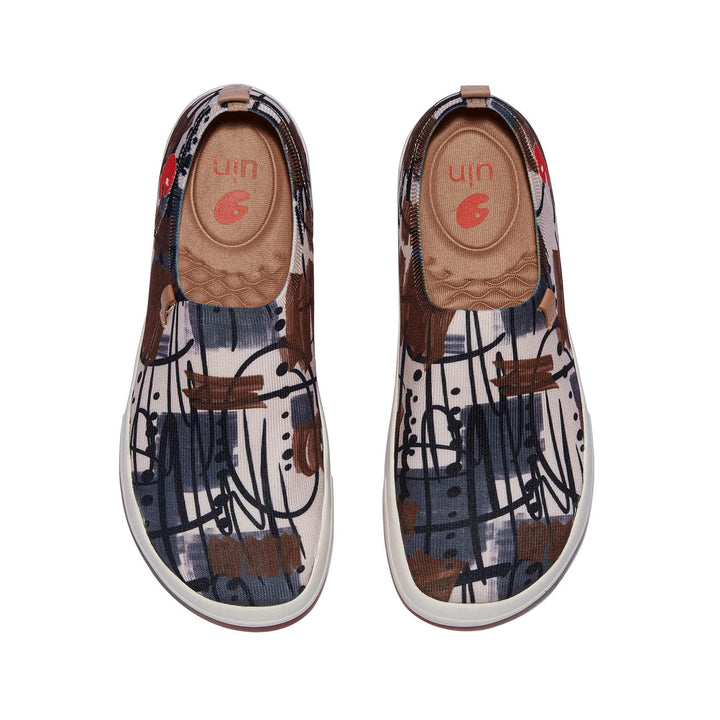 UIN Men Graffiti Arab Toledo VIII Men Canvas loafers