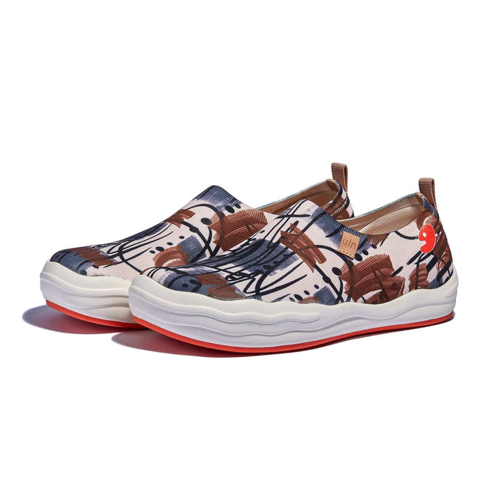 UIN Men Graffiti Arab Toledo VIII Men Canvas loafers