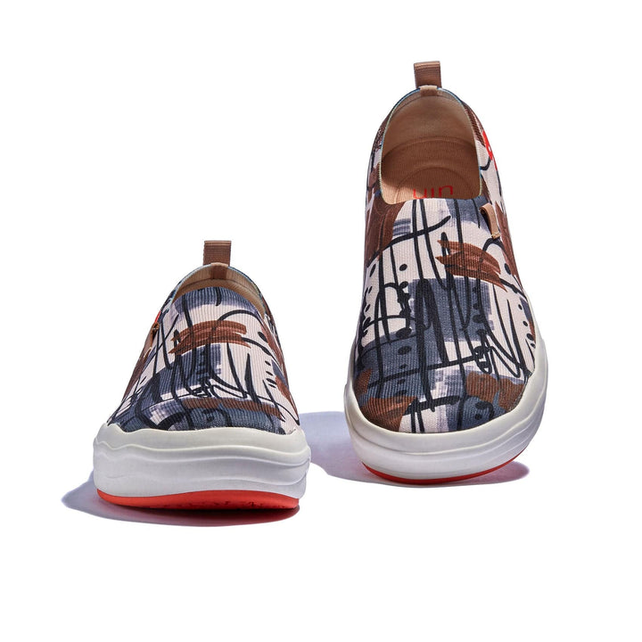 UIN Men Graffiti Arab Toledo VIII Men Canvas loafers