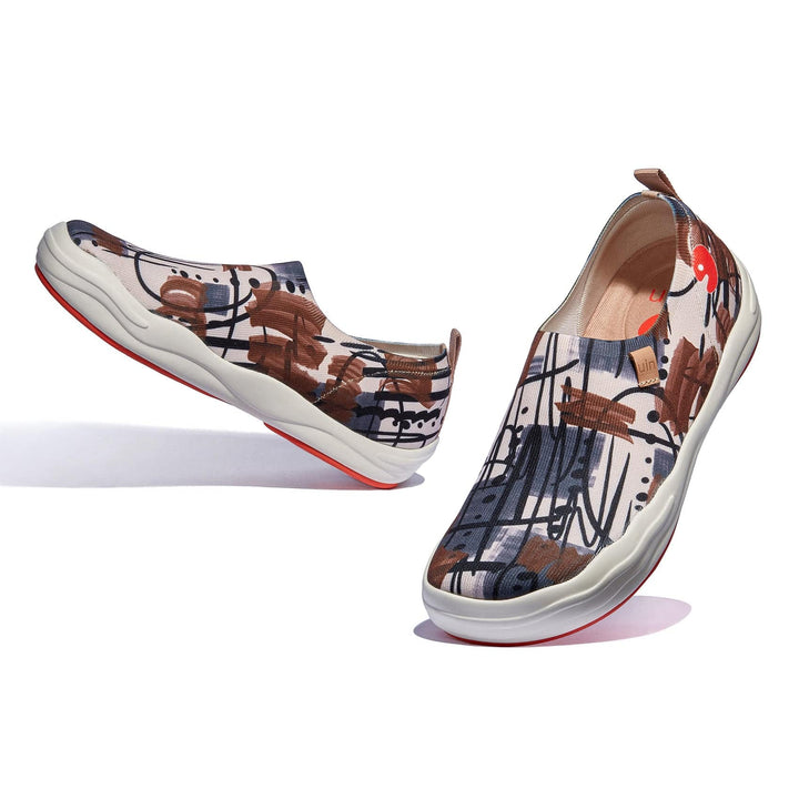 UIN Men Graffiti Arab Toledo VIII Men Canvas loafers