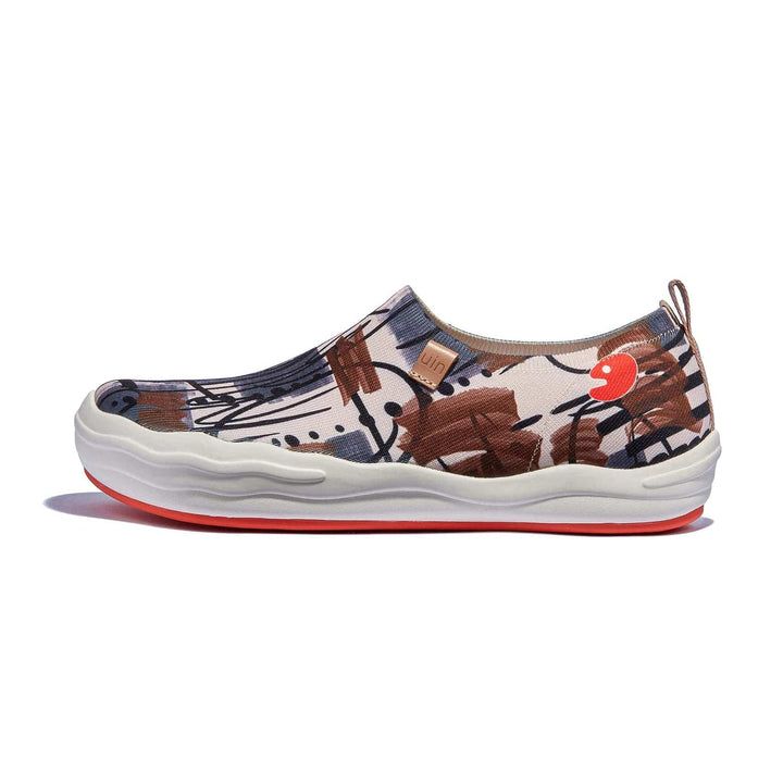 UIN Men Graffiti Arab Toledo VIII Men Canvas loafers