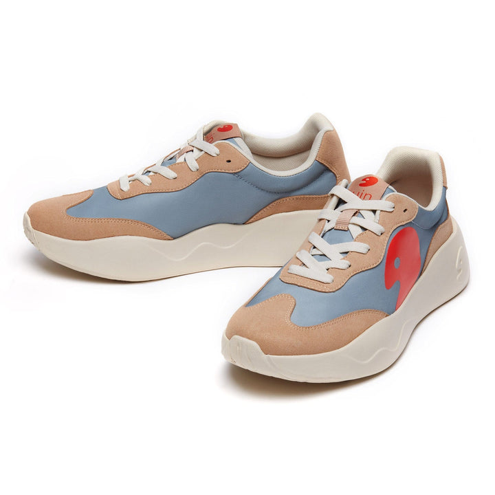 UIN Men Gray in Wood San Sebastian I Men Canvas loafers