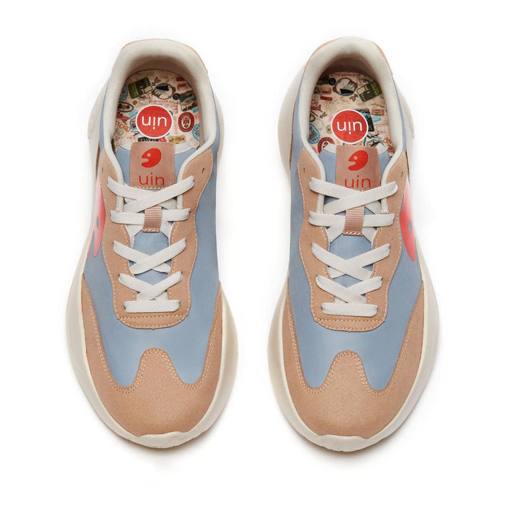 UIN Men Gray in Wood San Sebastian I Men Canvas loafers