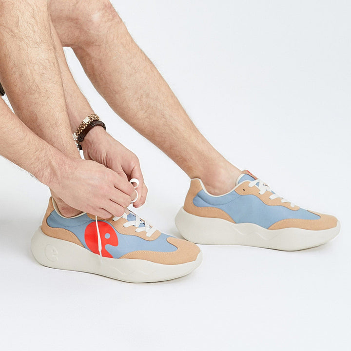 UIN Men Gray in Wood San Sebastian I Men Canvas loafers