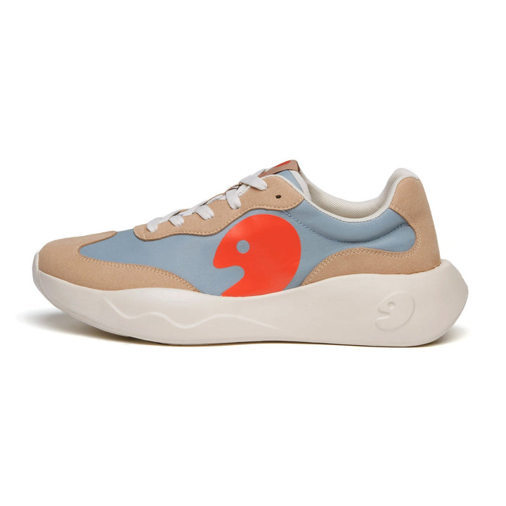 UIN Men Gray in Wood San Sebastian I Men Canvas loafers