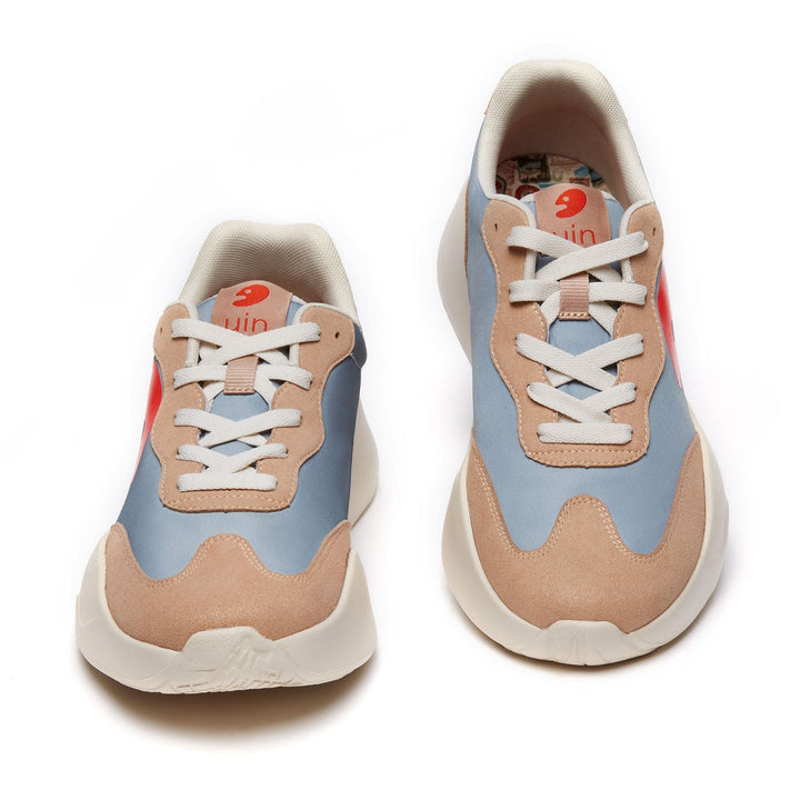 UIN Men Gray in Wood San Sebastian I Men Canvas loafers