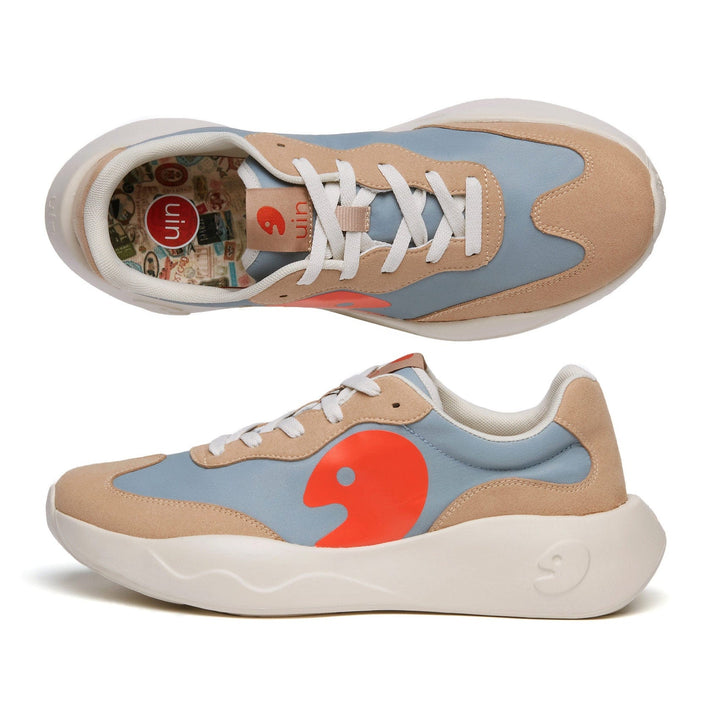 UIN Men Gray in Wood San Sebastian I Men Canvas loafers