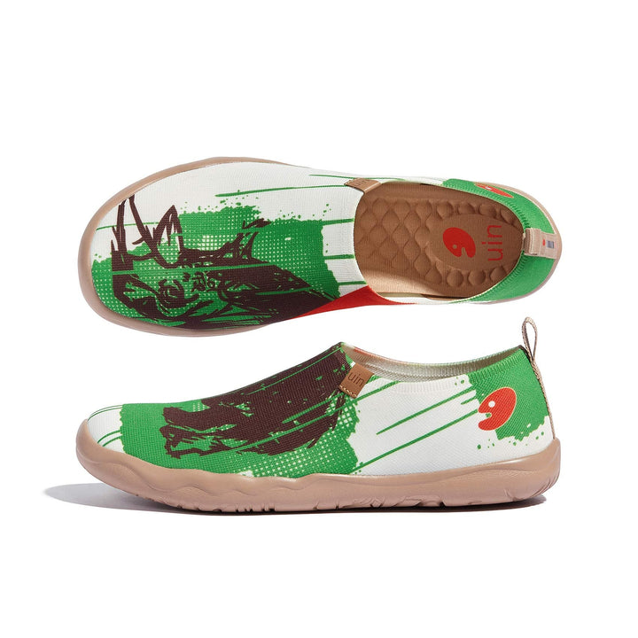 UIN Men Green Rhino Toledo I Men Canvas loafers