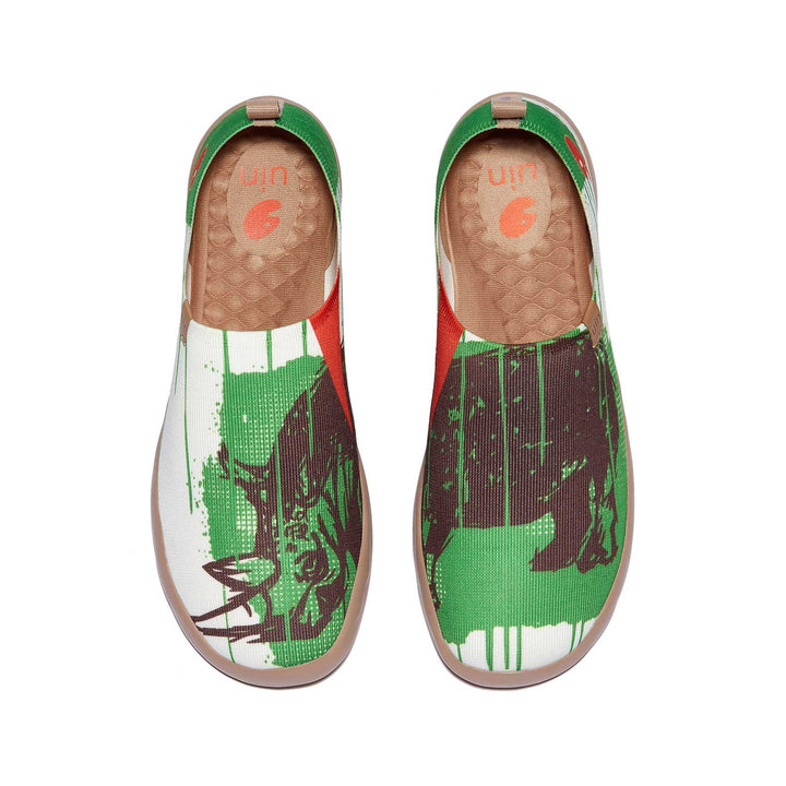 UIN Men Green Rhino Toledo I Men Canvas loafers