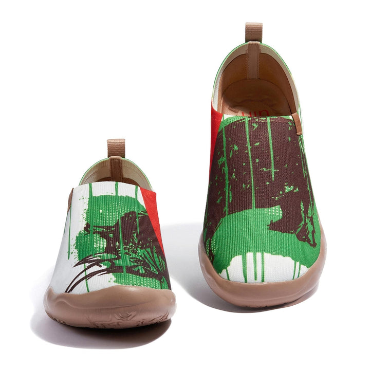 UIN Men Green Rhino Toledo I Men Canvas loafers