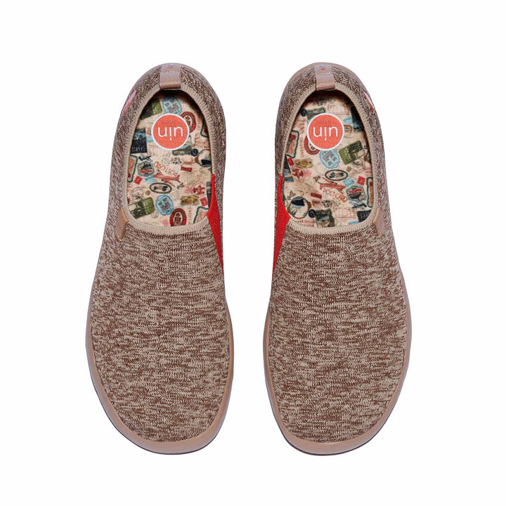 UIN Men Hazelnut Chocolate Toledo I Men Canvas loafers