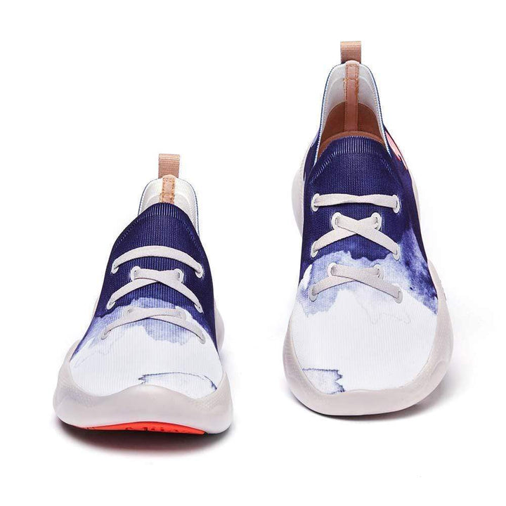 UIN Men Ink Dyeing Canvas loafers