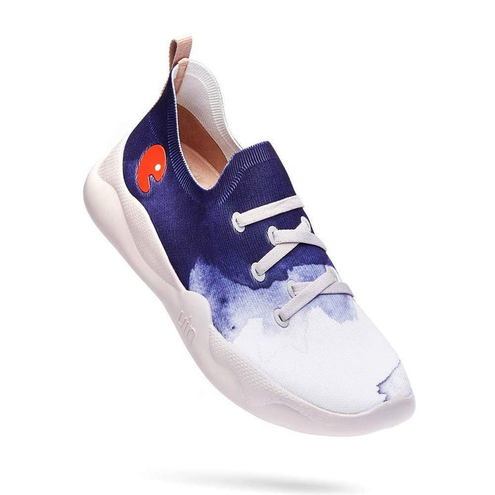 UIN Men Ink Dyeing Canvas loafers