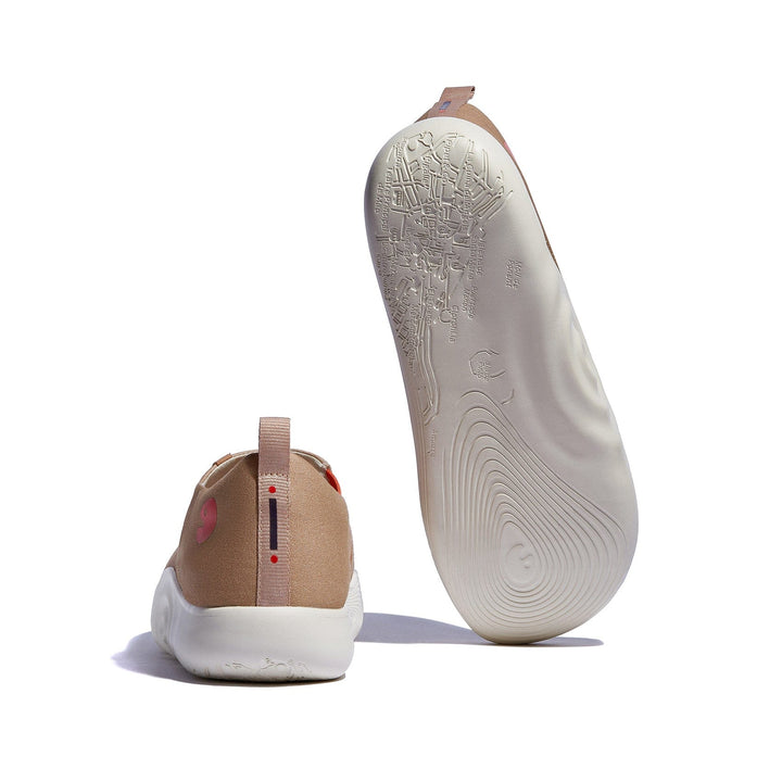 UIN Men Khaki Brown Toledo X Men Canvas loafers