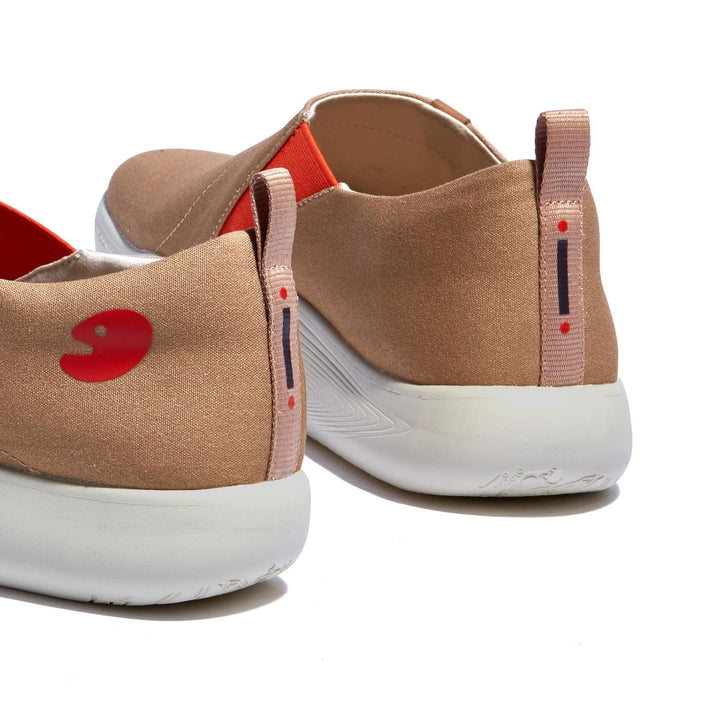 UIN Men Khaki Brown Toledo X Men Canvas loafers