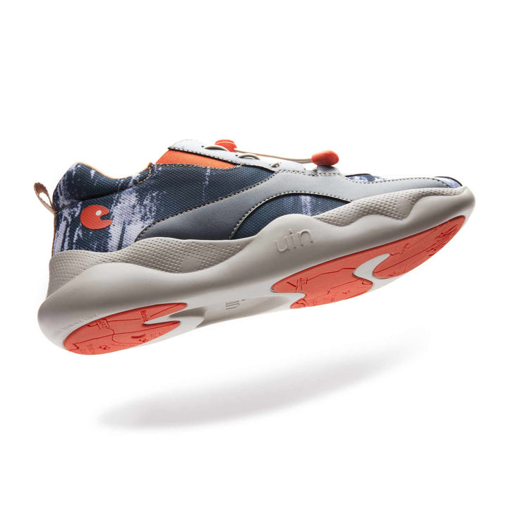 UIN Men Le Passé-Grey Mijas III Men Canvas loafers