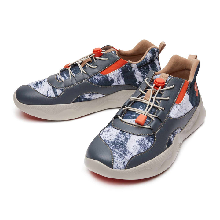 UIN Men Le Passé-Grey Mijas III Men Canvas loafers