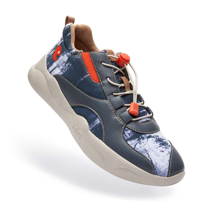 UIN Men Le Passé-Grey Mijas III Men Canvas loafers