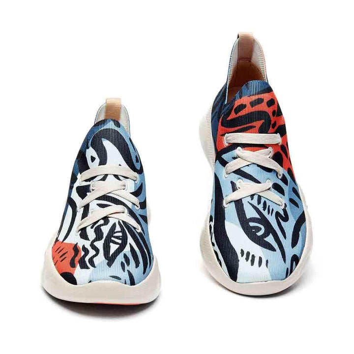 UIN Men Leopard's Eyes Men Canvas loafers