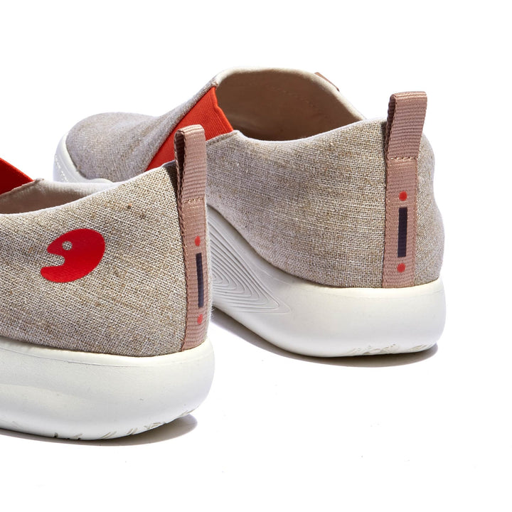 UIN Men Light Khaki Toledo X Men Canvas loafers