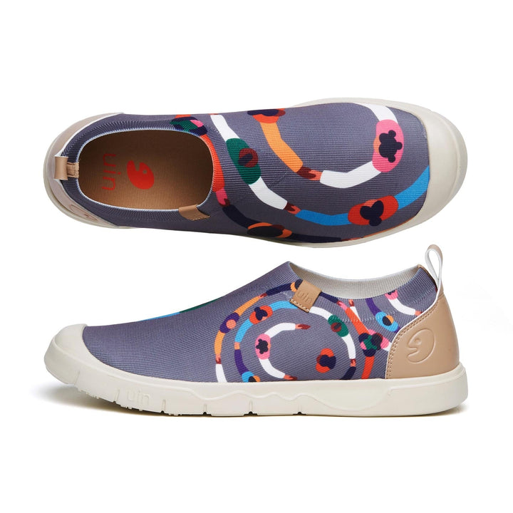 UIN Men Love Circle II Cardiz II Men Canvas loafers