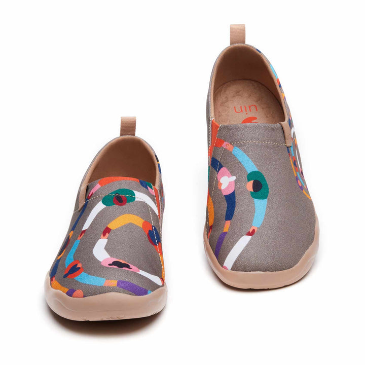 UIN Men Love Circle Toledo I Men Canvas loafers