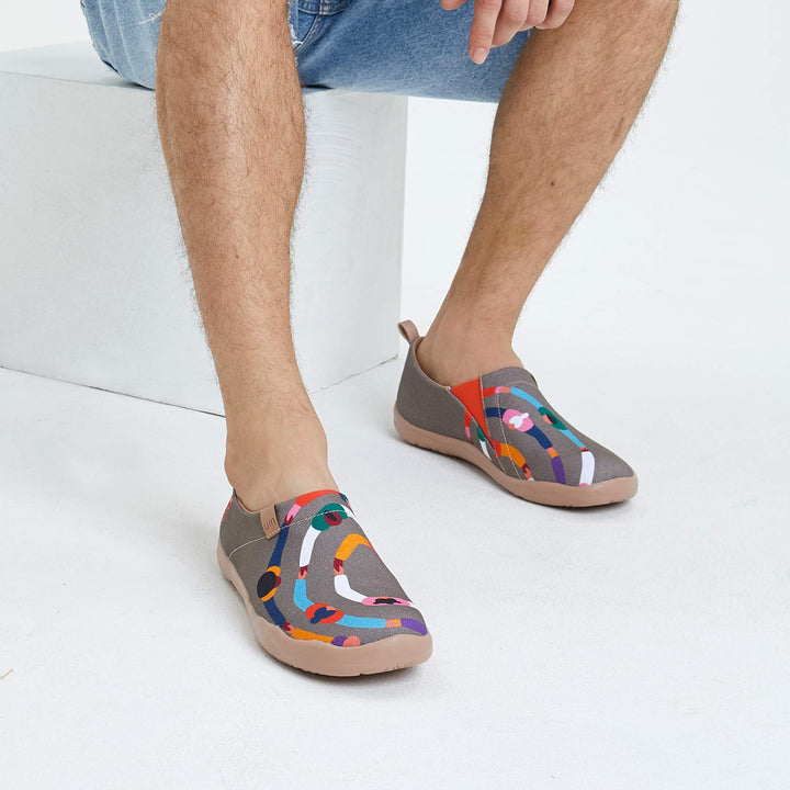 UIN Men Love Circle Toledo I Men Canvas loafers