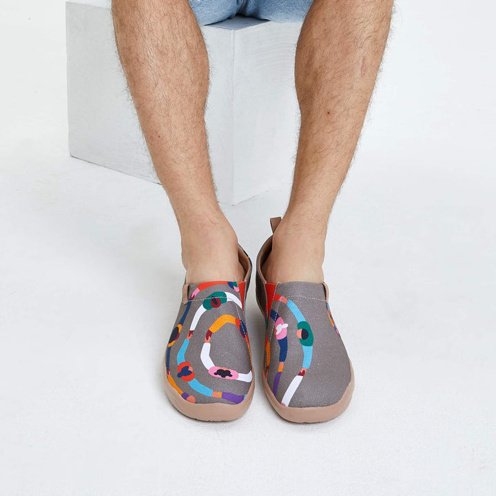 UIN Men Love Circle Toledo I Men Canvas loafers