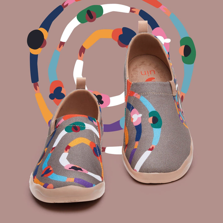 UIN Men Love Circle Toledo I Men Canvas loafers