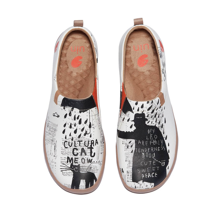 UIN Men Man and Cat Toledo I Men Canvas loafers