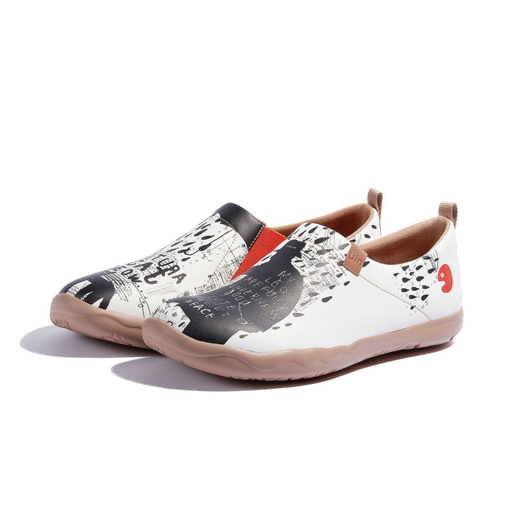 UIN Men Man and Cat Toledo I Men Canvas loafers