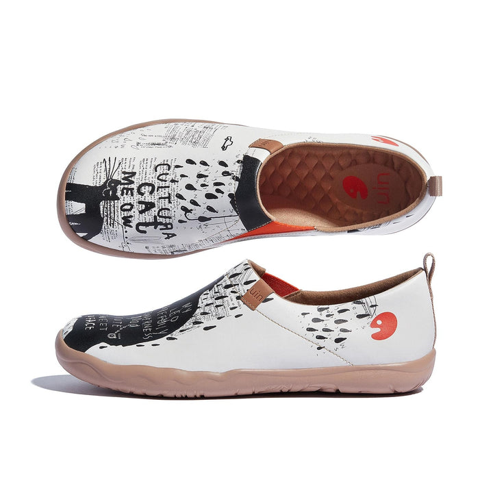 UIN Men Man and Cat Toledo I Men Canvas loafers
